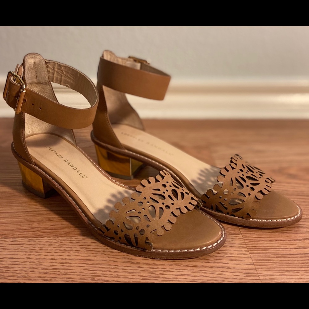 Loeffler Randall Hopie Biscuit heel sandal 6.5B